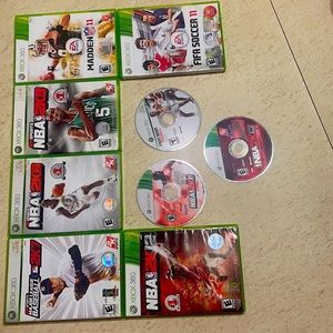 Xbox 360 9 Game Sports Bundle